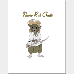 Nurse Rat Chats Posters and Art